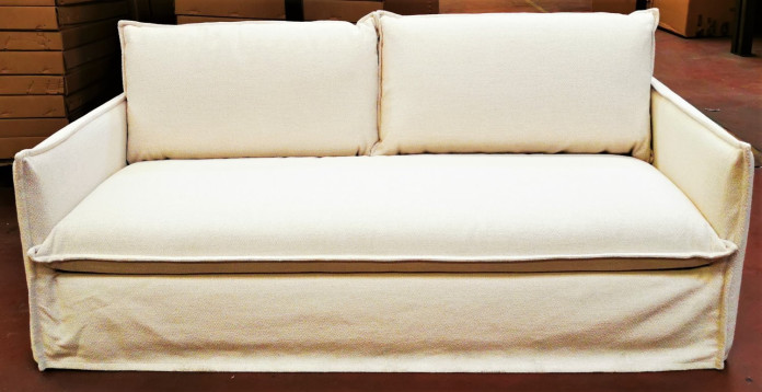 Divano letto Clarke XL in tessuto beige Ciprea 4712 (Cat. A)