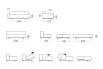 Divano prontoletto matrimoniale Haden - Schema Dimensionale