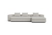 Divano letto in versione componibile con chaise longue