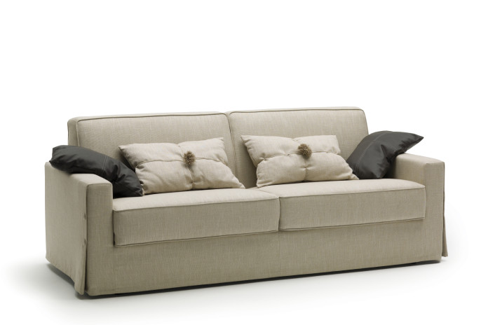 Taylor fabric sofa with removable cover.