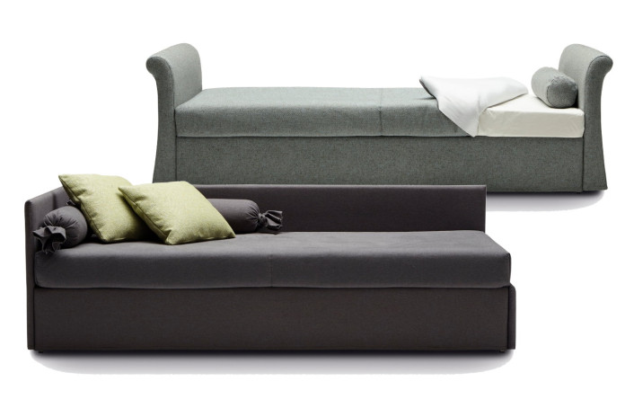 Jack single bed with pull-out bed