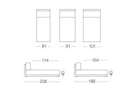 Dennis - Chaise Longue