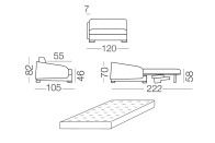 Vivien - 1 seater sofa bed