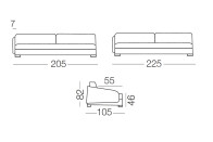 Vivien - 3 seater sofa