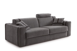 Ellington sofa with headrest cushions.