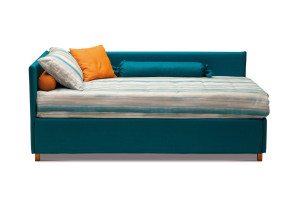 Antigua single bed with side board