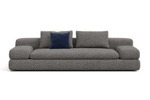 Modern sofa with low seat Rufus