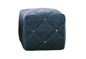 Douglas button tufted square ottoman.