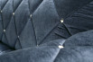 Douglas armchair with nickel-plated buttons