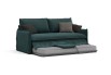 The sofa can be completed with a second single bed with a pull-out base