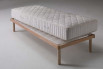 Air slatted base cover to protect the mattress against rubbing on the base
