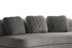 Plain and tufted throw cushions for Goodman sofa