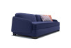Vivien, single-color sofa available in fabric, leather, faux leather