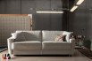 Petrucciani has elegant lines enhanced by its flared armrests