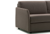 Detail of Stan sofa thin curved armrest.