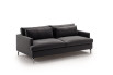 Dave couch with feather cushions, here pictured in the 160 cm wide model