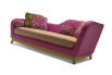 Modern divan Jeremie-EVO in pink and yellow