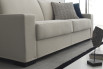 Detail of duke couch with wengé painted feet.