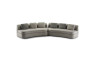 A large 6-seater sofa with scatter cushions