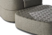 Detail of the tufted pouf