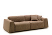 The wide seat cushions provide the best comfort.