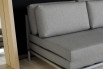 Detail of the additional backrest cushions.