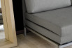 Detail of the doubled up mattress in crushproof expanded polyurethane.