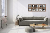 Andersen sofa bed with prince of Wales inspired fabric