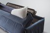 When opening the sofa a bed a convenient pillow case appears