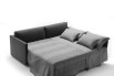 Frank double bed version: it can be created by placing the extra pull-out bed base next to the sofa.