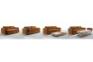 Frank sofa bed can be equipped with a second pull-out bed with Lampolet mechanism.