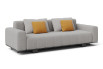 Haden double sofa bed with Black Nichel legs