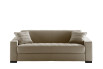 Matrix sofa with quilted seat.