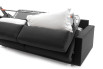 The sofa bed is equipped with a useful pillow compartment hidden in the backrest (the sofa model might not correspond to the one described in this product card).