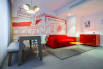 Parker sofa bed at the Radisson Red Hotel of Bruxelles