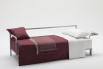 To obtain the single bed you only have to remove the backrest cushion from the sofa.