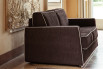 Retrohs sofa has visible stitching in a contrasing colour.