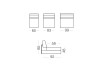 Duke - 1 seater module, available dimensions