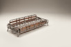 Opening system with slatted bed base