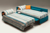 The two beds are positioned at the same height