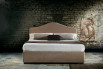 Samoa bed with wavy headboard by Milano Bedding