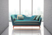 Jeremie-EVO Trendy with turquoise cover and red base.