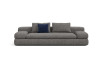 Modern sofa with low seat Rufus