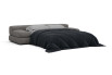 Open sofa bed with double mattress