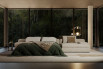 L-shape sofa bed with open double bed