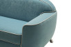 Detail of armrest and backrest with piping