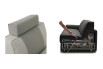 Accessories: pullout casters and headrest (to be purchased from a separate product card).