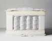 Sprung mattress differentiated support Pocket Latex 7 Zone