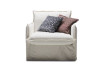 Country chic lounge armchair cm 81