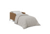 Open two-tone armchair bed 